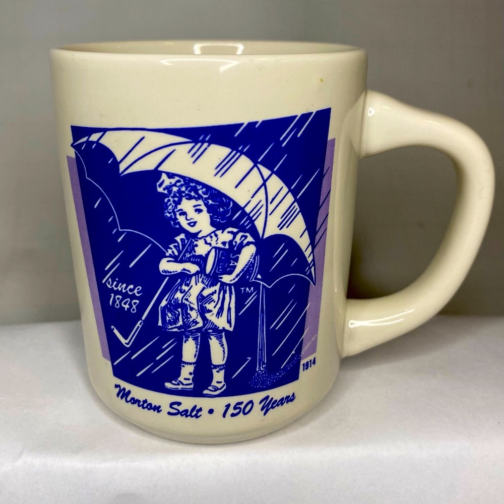 Morton’s salt anniversary mug